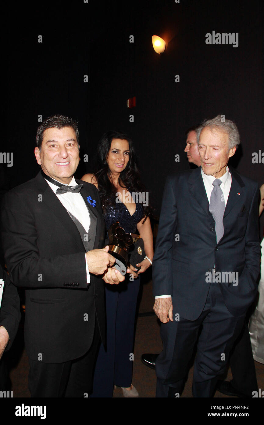 Stephen Campanelli, Alice Amter, Clint Eastwood 02.06.2016 2016 Gesellschaft der Kameraleute Lifetime Achievement Awards im Paramount Theater in Hollywood, CA Foto von kazuki Hirata/HNW/PictureLux gehalten Stockfoto