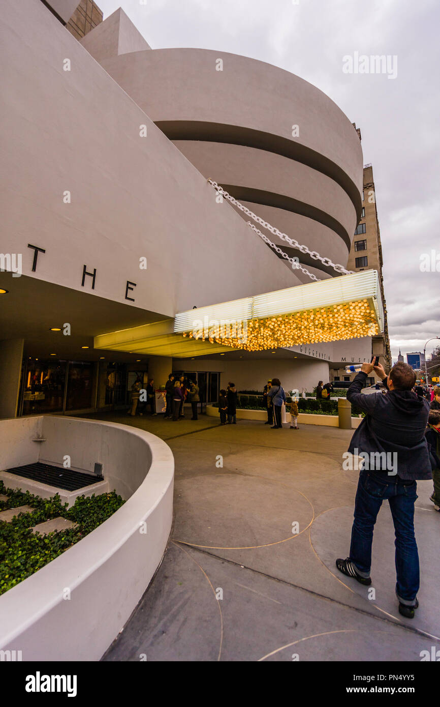 Solomon R. Guggenheim Museum Manhattan New York, New York, USA Stockfoto