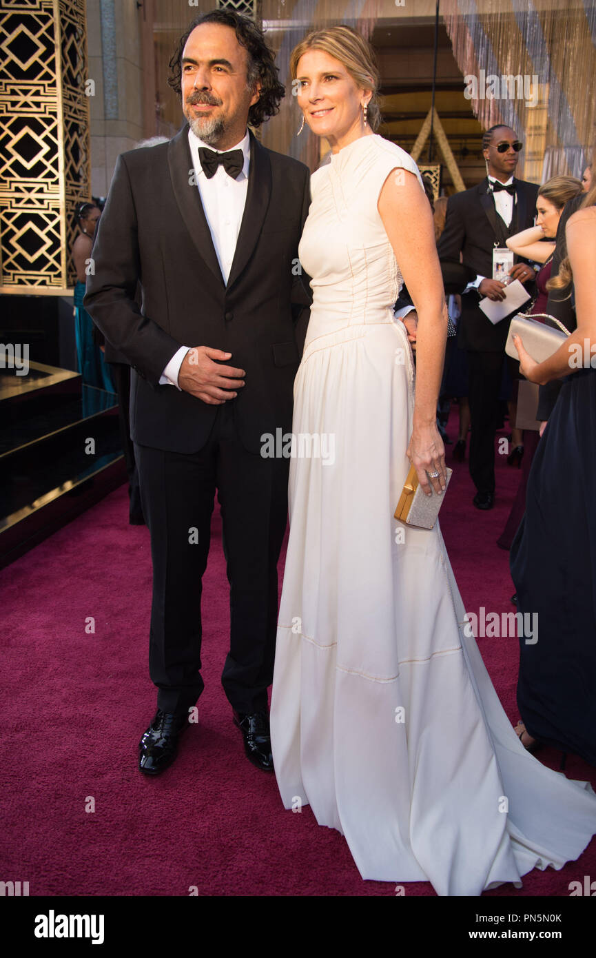 Oscar®-Nominee, Alejandro Gonzalez Iñarritu und Gäste kommen an Die 88 Oscars® auf der Dolby® Theater in Hollywood, CA am Sonntag, dem 28. Februar, 2016. Datei Referenz # 32854 448 THA nur für redaktionelle Verwendung - Alle Rechte vorbehalten Stockfoto