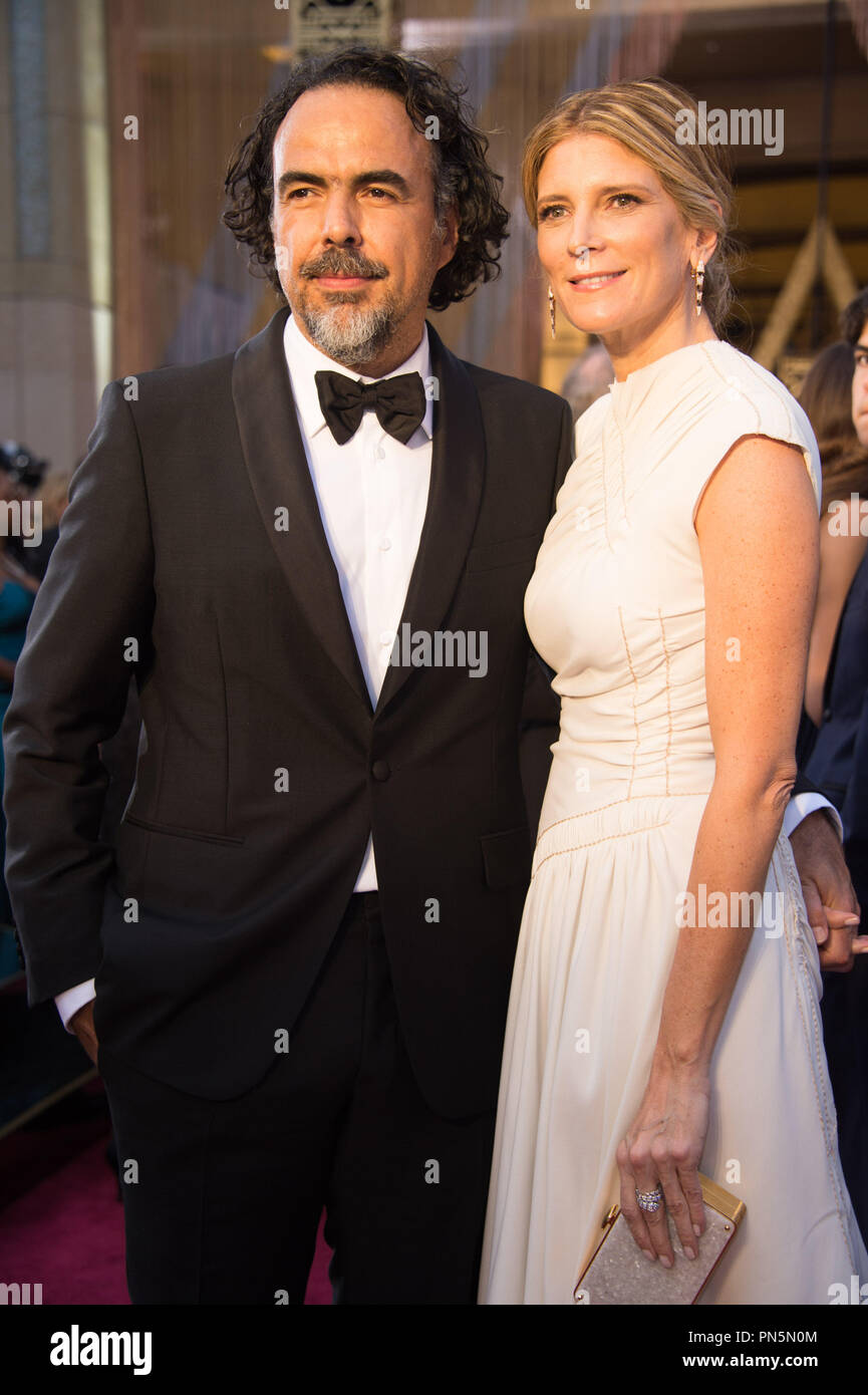 Oscar®-Nominee, Alejandro Gonzalez Iñarritu und Gäste kommen an Die 88 Oscars® auf der Dolby® Theater in Hollywood, CA am Sonntag, dem 28. Februar, 2016. Datei Referenz # 32854 449 THA nur für redaktionelle Verwendung - Alle Rechte vorbehalten Stockfoto