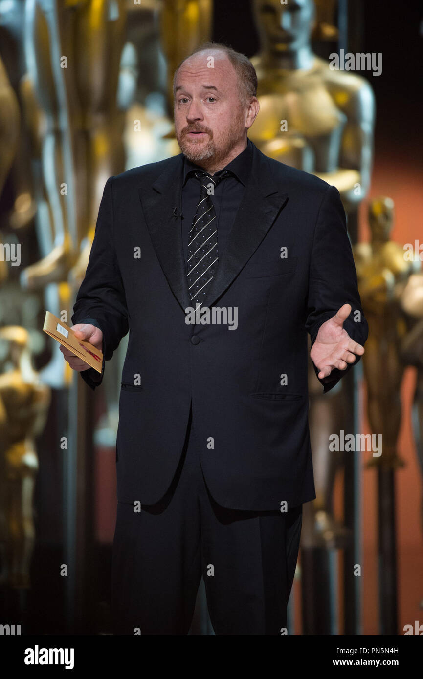 Louis C.K. stellt während der Live ABC Telecast der 88 Oscars® auf der Dolby® Theater in Hollywood, CA am Sonntag, dem 28. Februar, 2016. Datei Referenz # 32854 553 THA nur für redaktionelle Verwendung - Alle Rechte vorbehalten Stockfoto