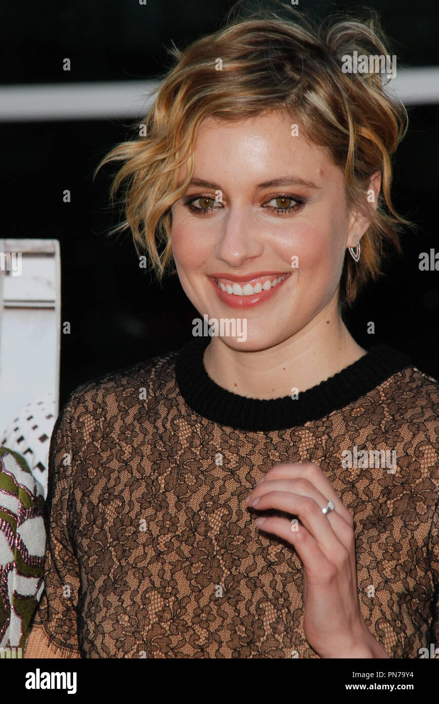 Greta Gerwig an besondere Präsentation der Sony Pictures Classics' des 'Maggie Plan' am Arclight Hollywood Theater in Hollywood, CA, 26. April 2016 statt. Foto von Joe Martinez/PictureLux Stockfoto