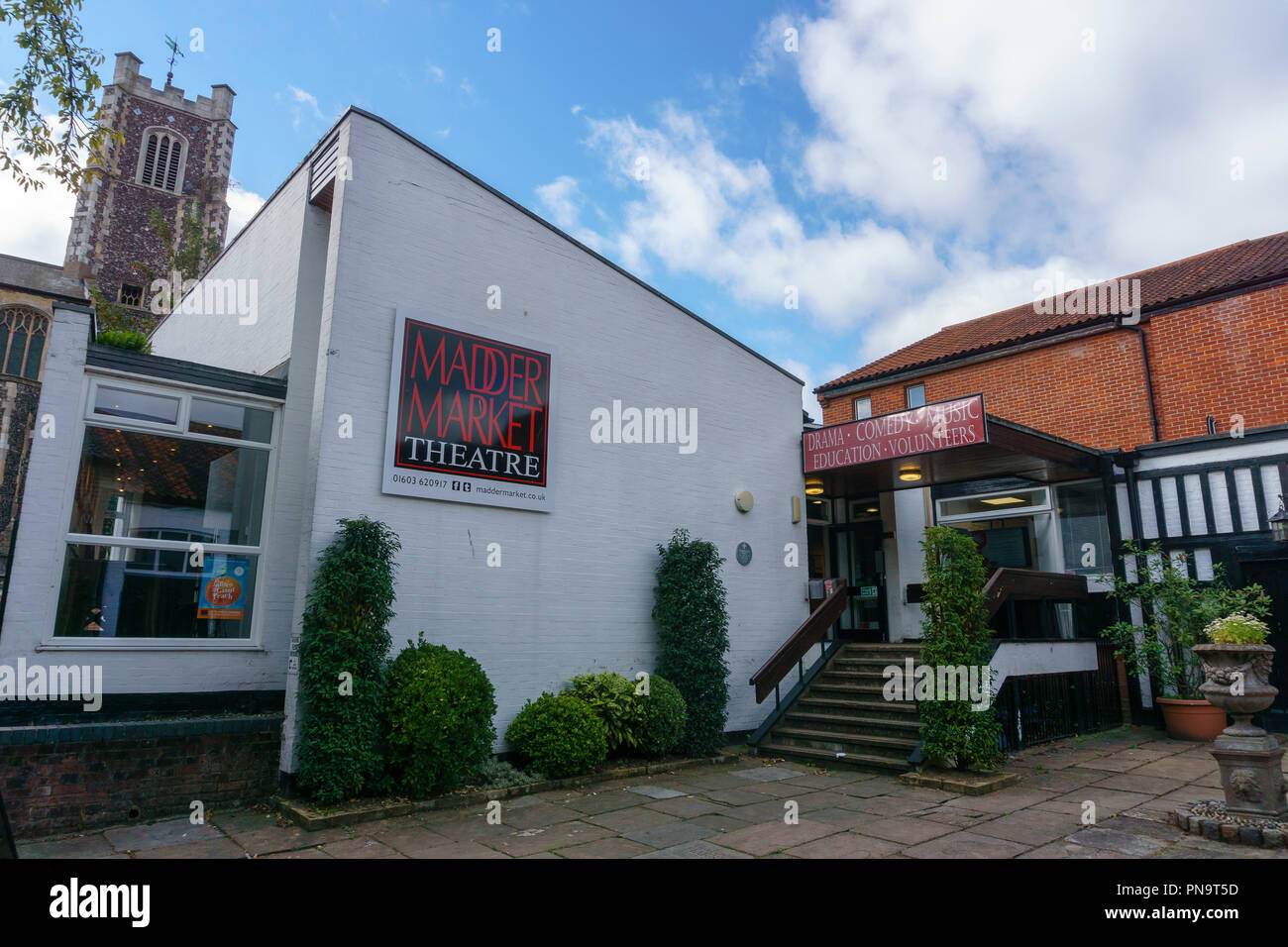 Norwich, Norfolk. 18. September 2018 Maddermarket Theatre in Norwich Bild von Mark Bullimore Fotografie Stockfoto