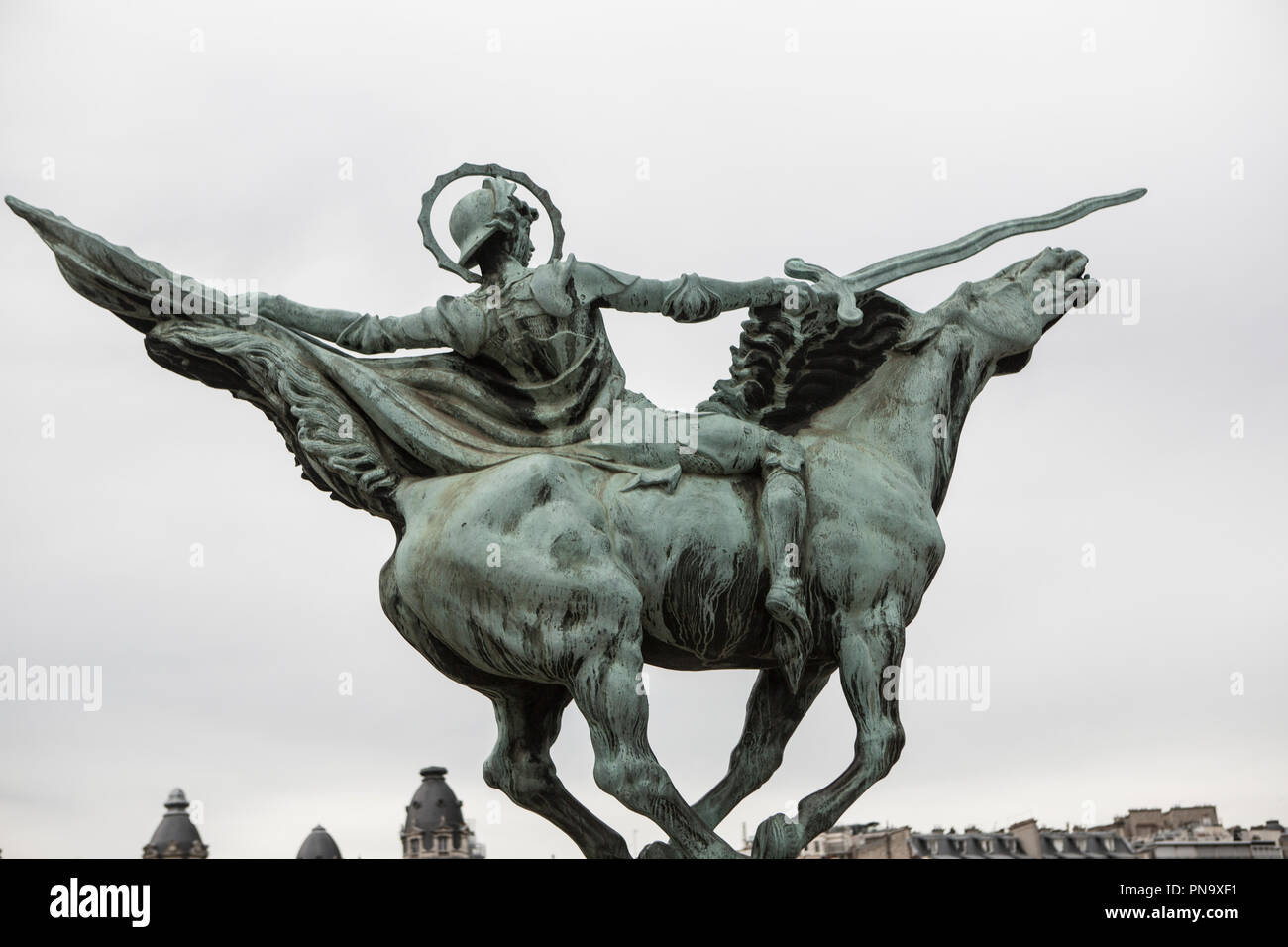 Statue Paris Stockfoto