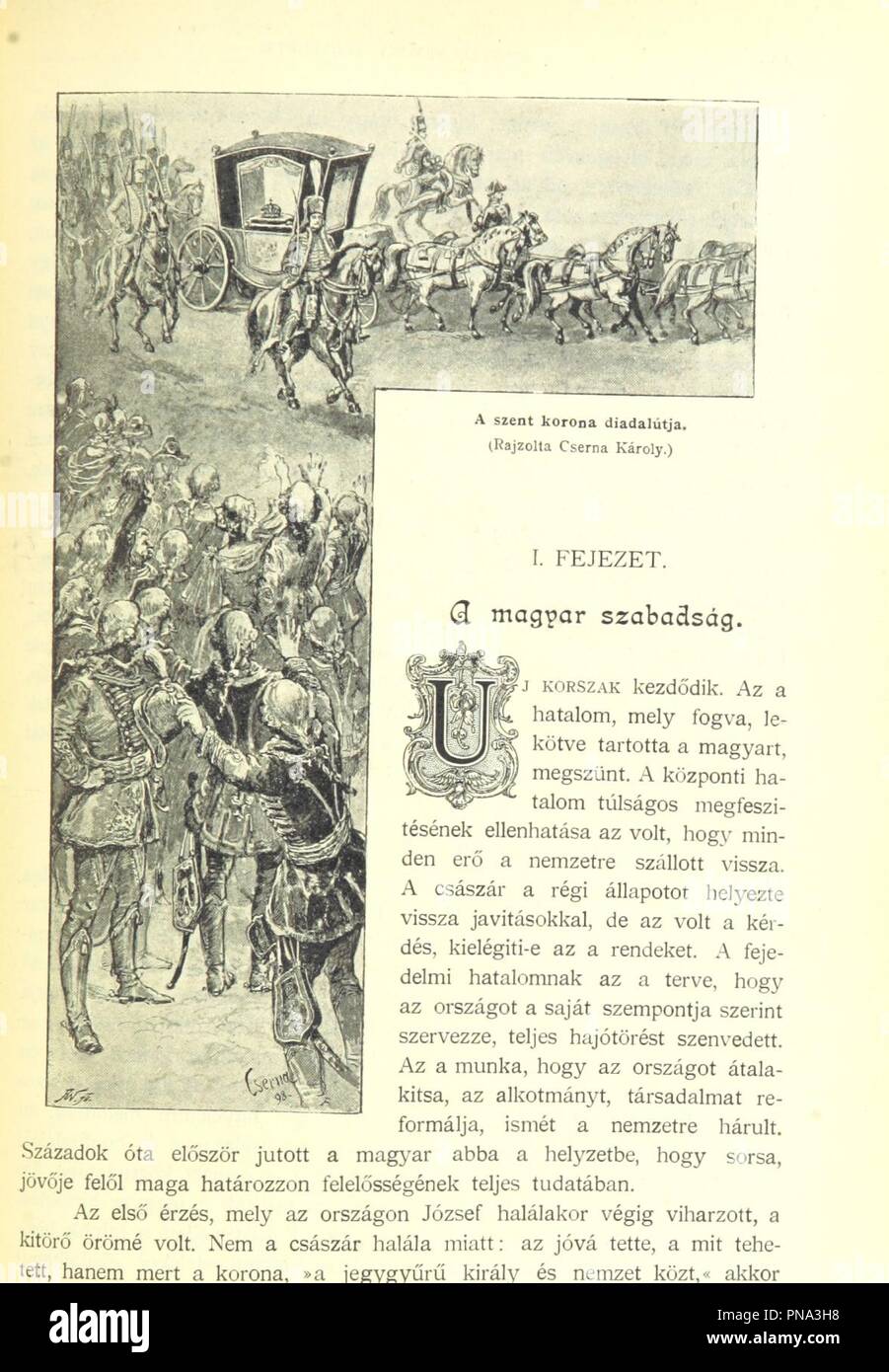 Bild von Seite 549 der "Magyar Nemzet tortenete. Szerkeszti Szilágyi S. [mit Karten und Abbildungen.]'. Stockfoto