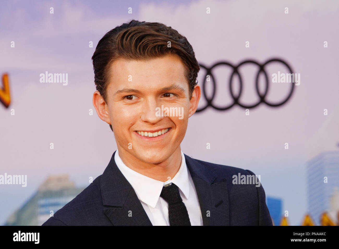Tom Holland bei der Weltpremiere von Columbia Pictures' 'Spider-Man: Homecoming" an der TCL Chinese Theatre in Hollywood, CA, 28. Juni 2017 statt. Foto von Joseph Martinez/PictureLux Stockfoto
