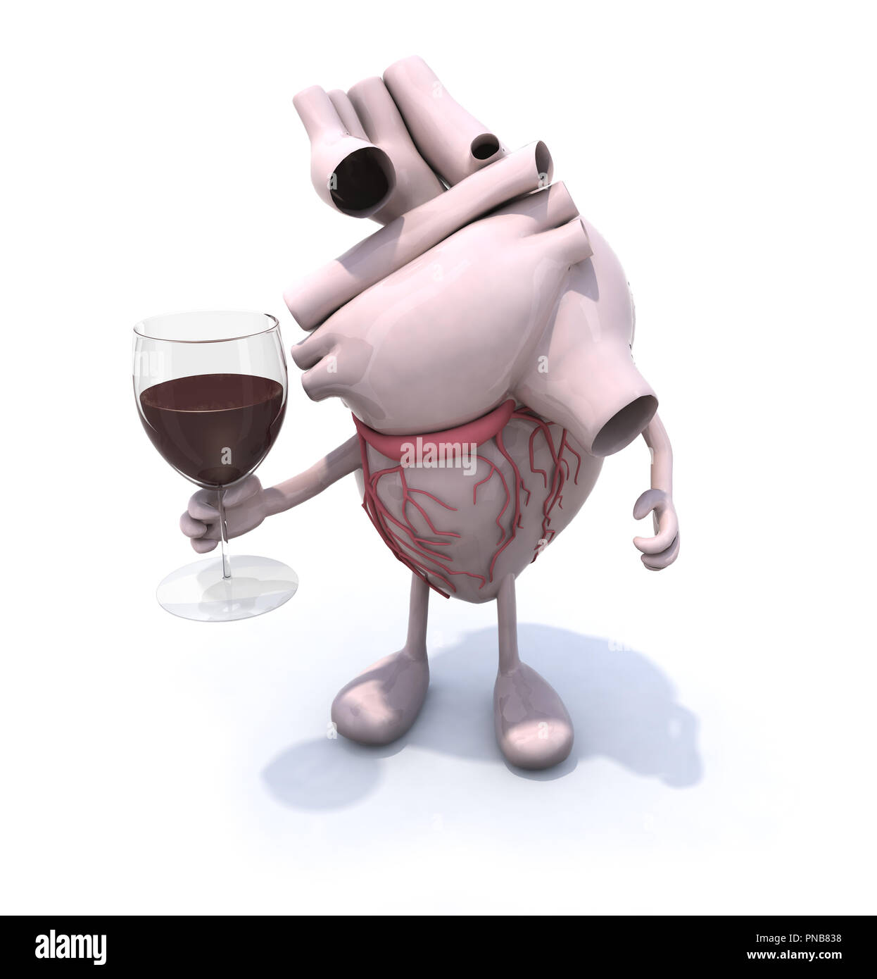 Rotwein und Resveratrol: gut fürs Herz! Stockfotografie - Alamy