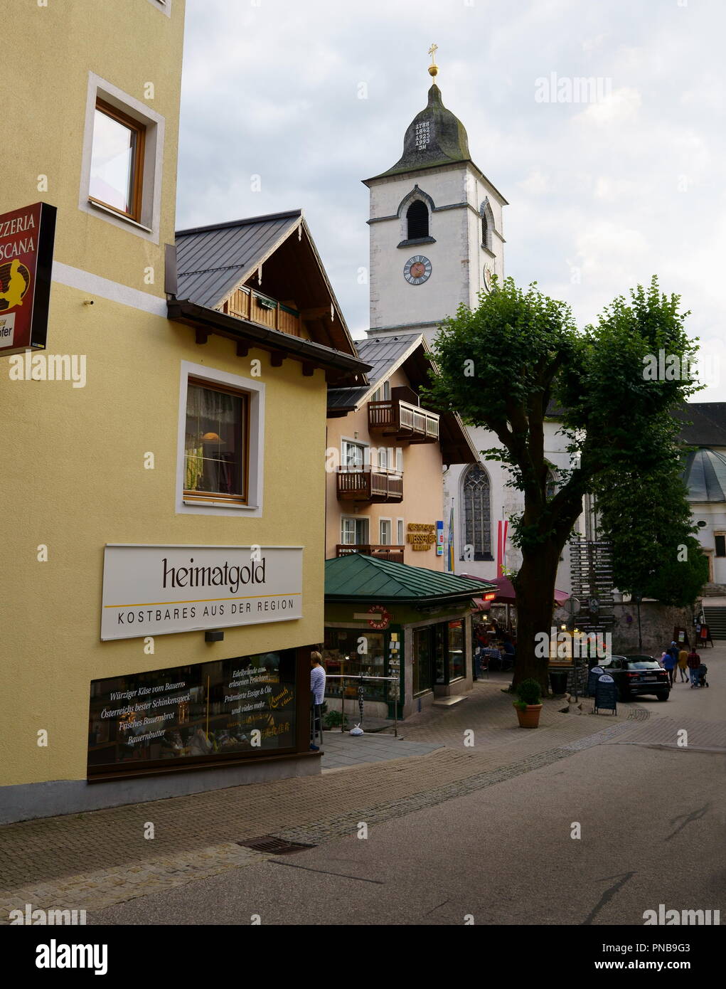 St. Wolfgang, Österreich Landschaft Stockfoto