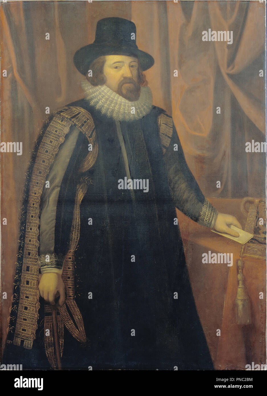 Francis Bacon, Viscount St. Alban. Datum/Zeit: Ca. 1900. Malerei. Öl auf Leinwand Öl. Höhe: 1.396 mm (54.96 in); Breite: 965 mm (37.99 in). Thema: Nach Morris, William BrightUnknown. Anonym. Stockfoto