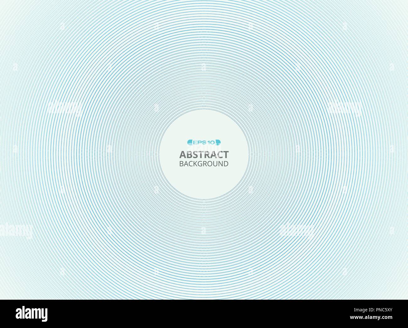 Zusammenfassung von Blue Circle Muster Hintergrund. illustration Vector EPS 10. Stock Vektor