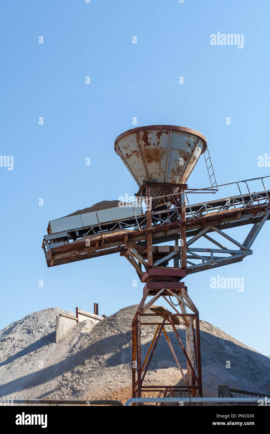 Kalk und Mörtel Werke (Kalk- og Mørtelvaerket), Kalkbraenderiloebskaj, Nordhavn, Kopenhagen, Dänemark, jetzt abgerissen Stockfoto