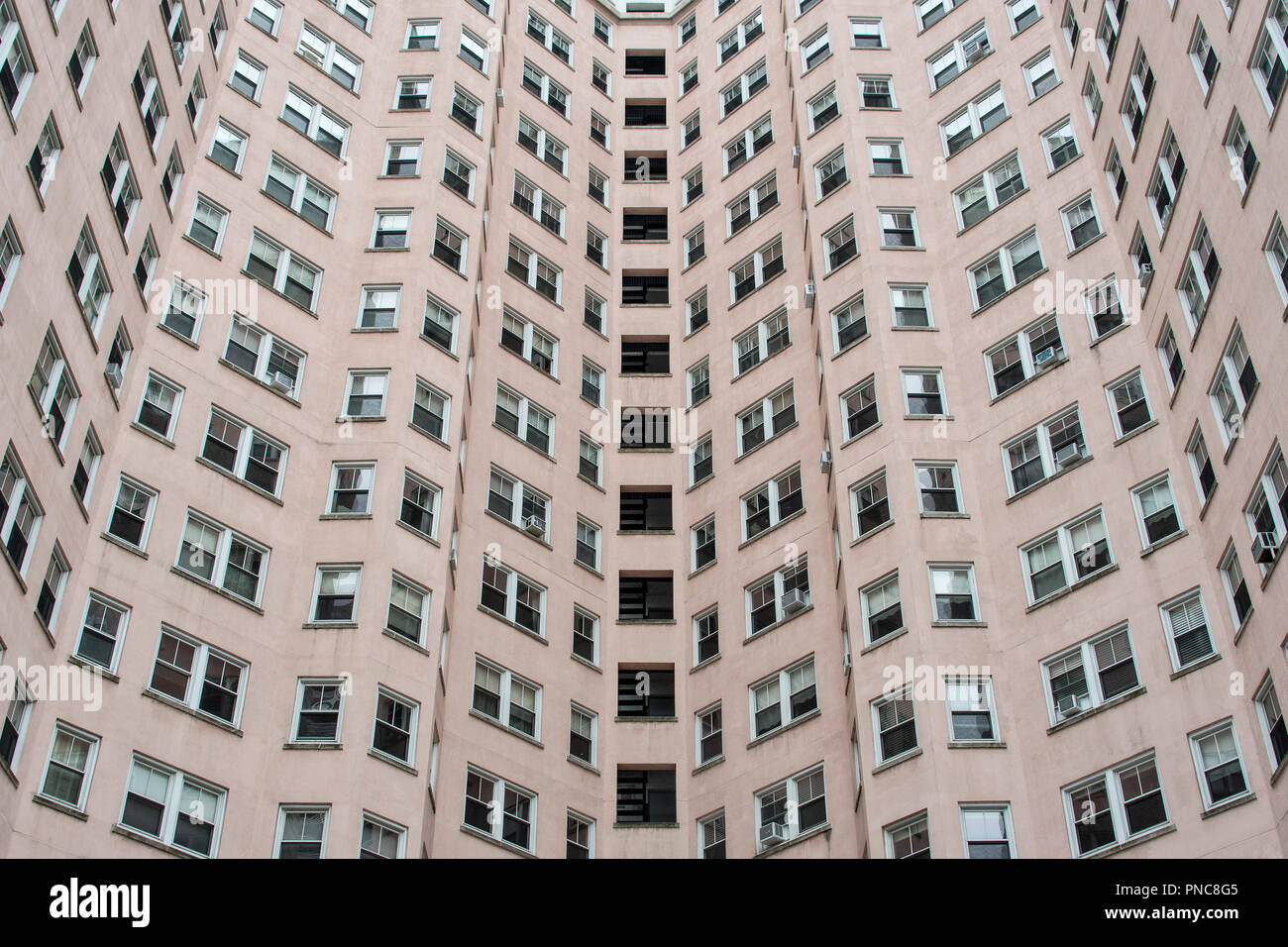 Edgewater Beach Apartments, Edgewater, Chicago, IL. Stockfoto