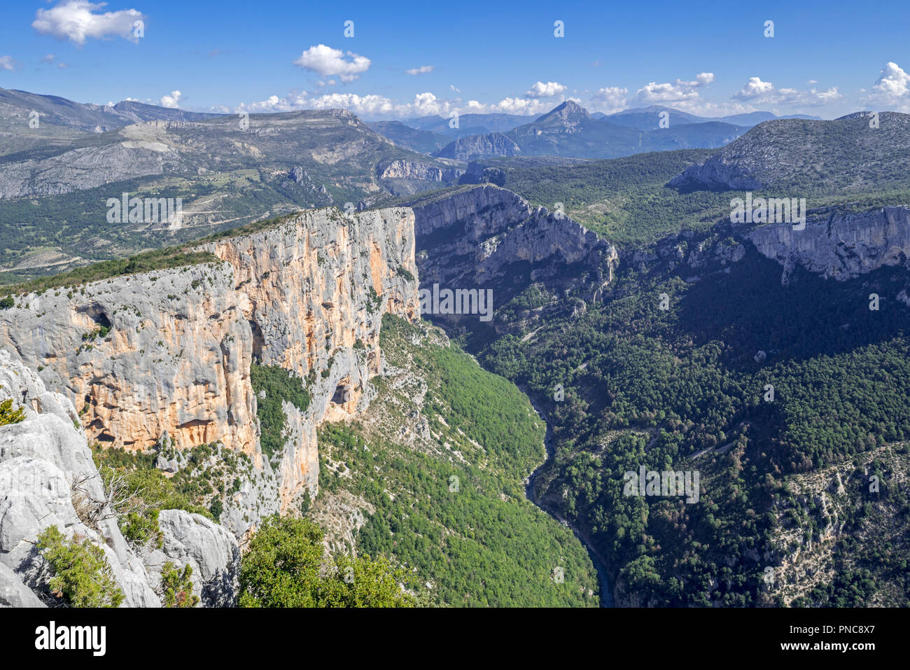 Gorges du Verdon/Verdon Canyon, Alpes-de-Haute-Provence, Provence - Alpes - Côte d'Azur, Frankreich Stockfoto