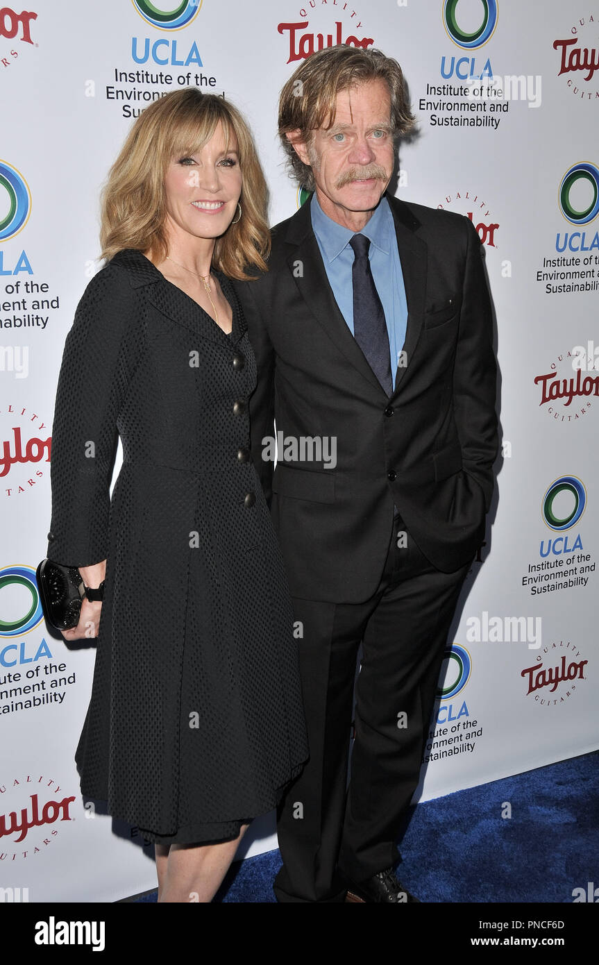 Felicity Huffman, William H. Macy an der UCLA's 2018 Institut für Umwelt und Nachhaltigkeit Gala in Beverly Hills, CA am Donnerstag, 22. März 2018. Foto von PRPP/PictureLux Datei Referenz # 33557 030 PRPP 01 nur für redaktionelle Verwendung - Alle Rechte vorbehalten Stockfoto