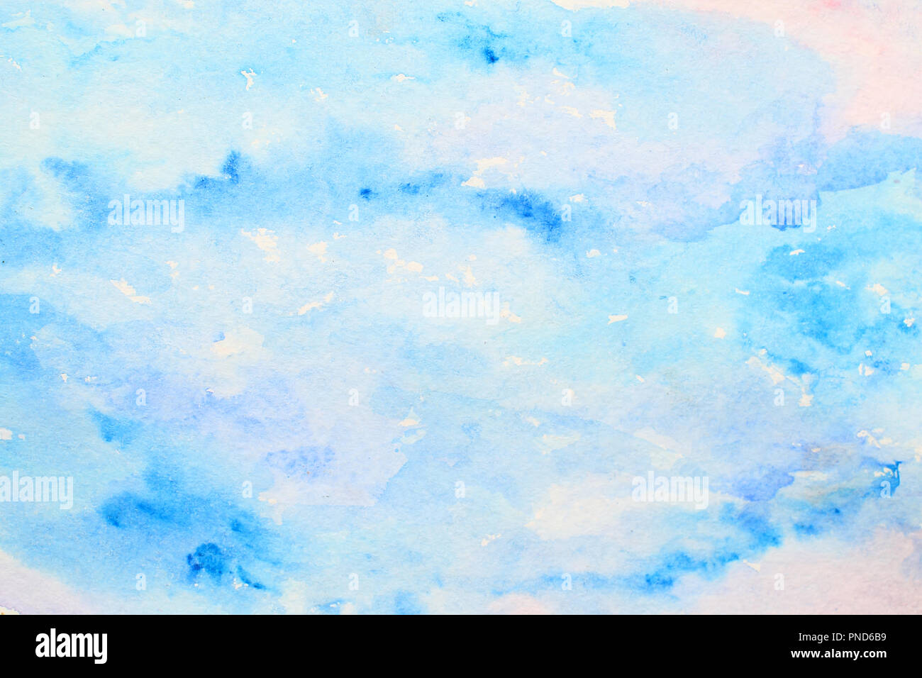 Die Entwicklung des abstrakten Aquarell bild Malerei Illustration Hintergrund Stockfoto