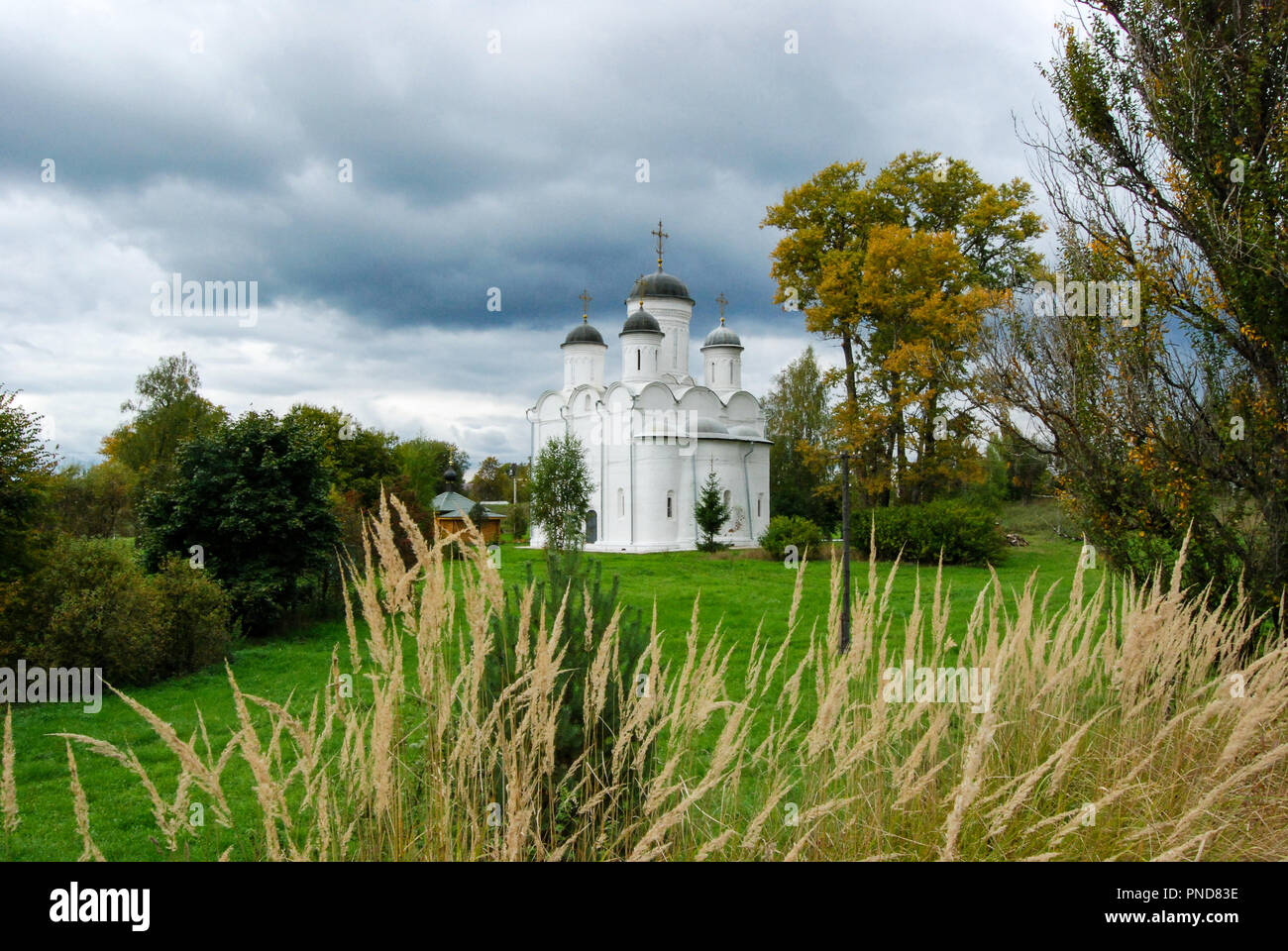 Der Erzengel Michael Kirche in Mikulino, Russland Stockfoto