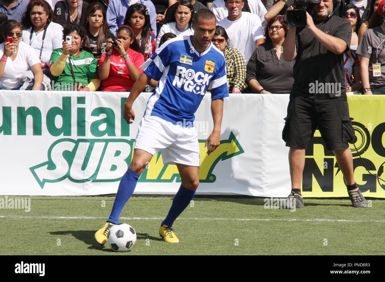 Jesse Williams an den MTV Tr3s Rock'N'Gol TV taping im Home Depot Center in Carson, CA am Mittwoch, 31. März 2010 statt. ROCK'N'gol Airs am 3. Juni um 9:00 Uhr (EST) auf MTV Tr3s mit einem zusätzlichen MTV2 Broadcast post Premiere. Foto von Pedro Ulayan Pacific Rim Foto Presse. /PictureLux Datei Referenz # JesseWilliams 04 33110 PLX nur für redaktionelle Verwendung - Alle Rechte vorbehalten Stockfoto