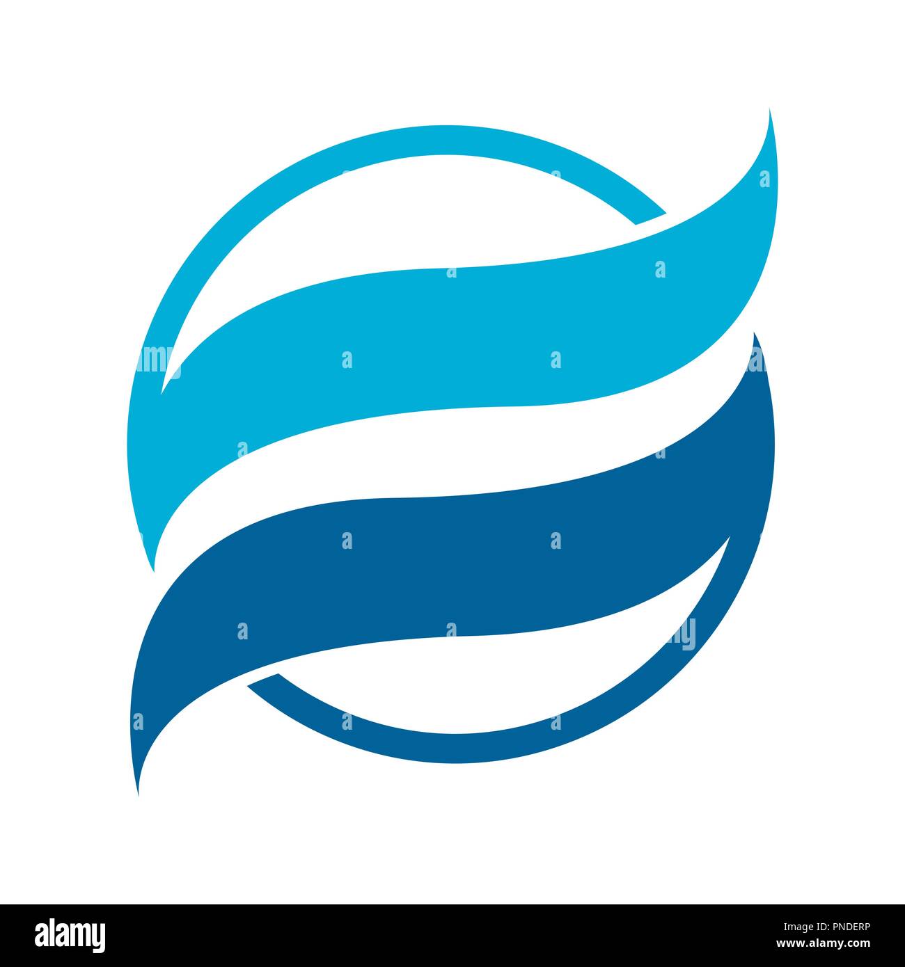 Vorlage Logo Design Globus. Vektor-Illustration-Symbol Stock Vektor