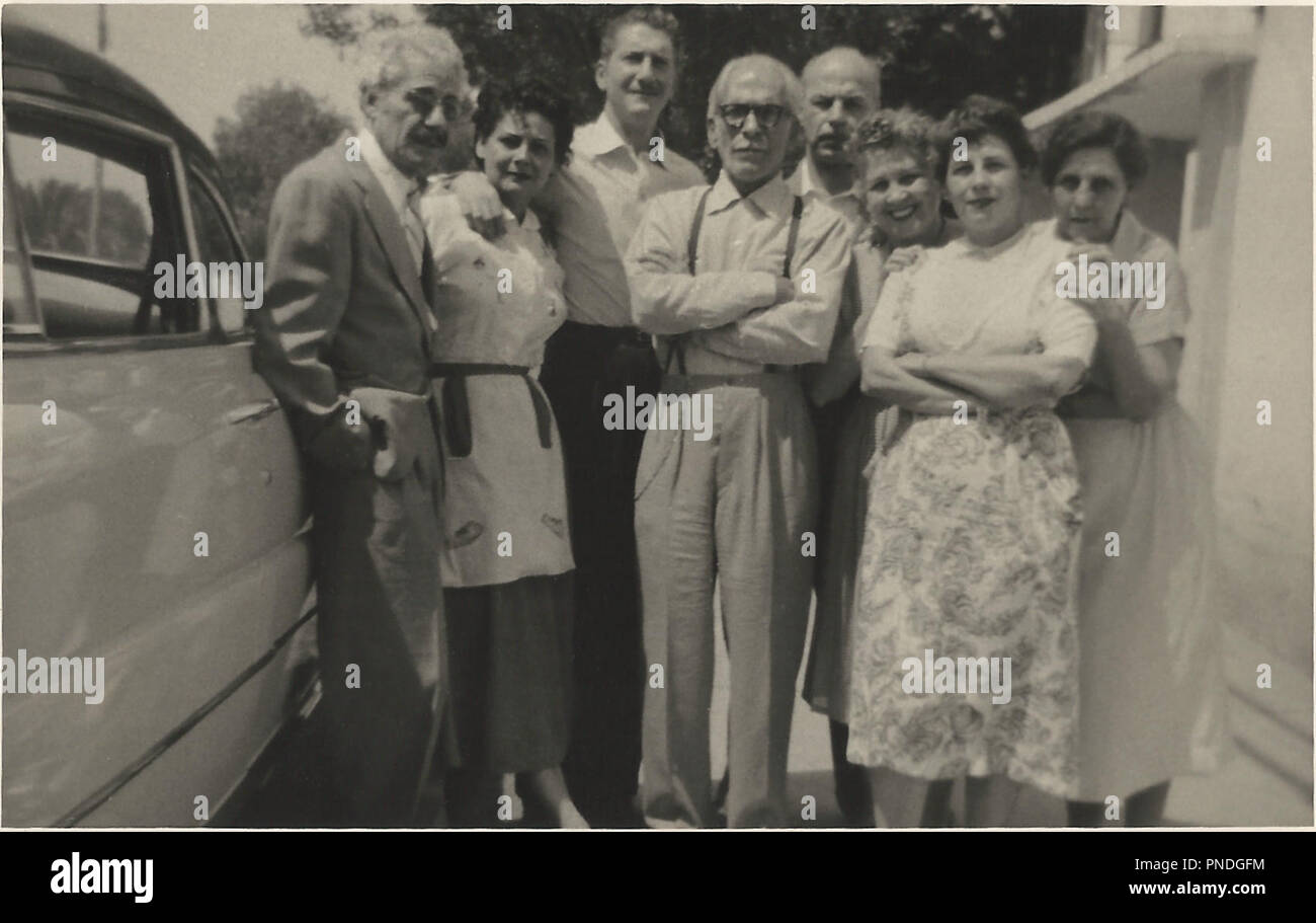 Einige der Soler Dynastie Mitglieder von der Mexikanischen goldenen Zeitalter des Kinos. Julian Soler, Mercedes Soler, Alejandro Ciangherotti, Andres Soler, Antonio Monsell, Irene Soler, Elvira Soler, Gloria Soler. Stockfoto