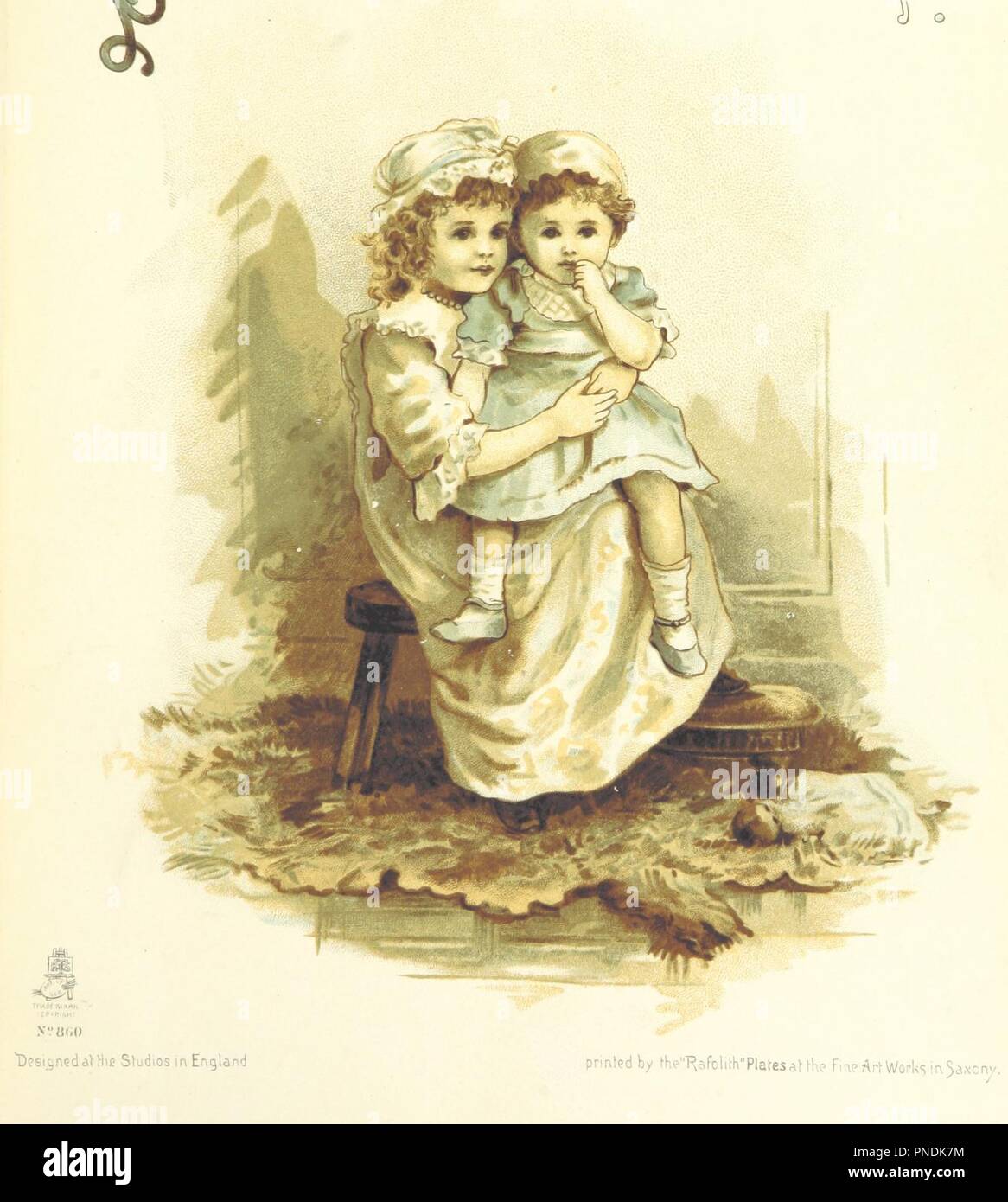 Bild von Seite 7 des "Bonnie Bairns. Illustriert von H. Jackson. Von Edric Vredenburg bearbeitet werden. Verse von E.M. Chettle, etc'. Stockfoto