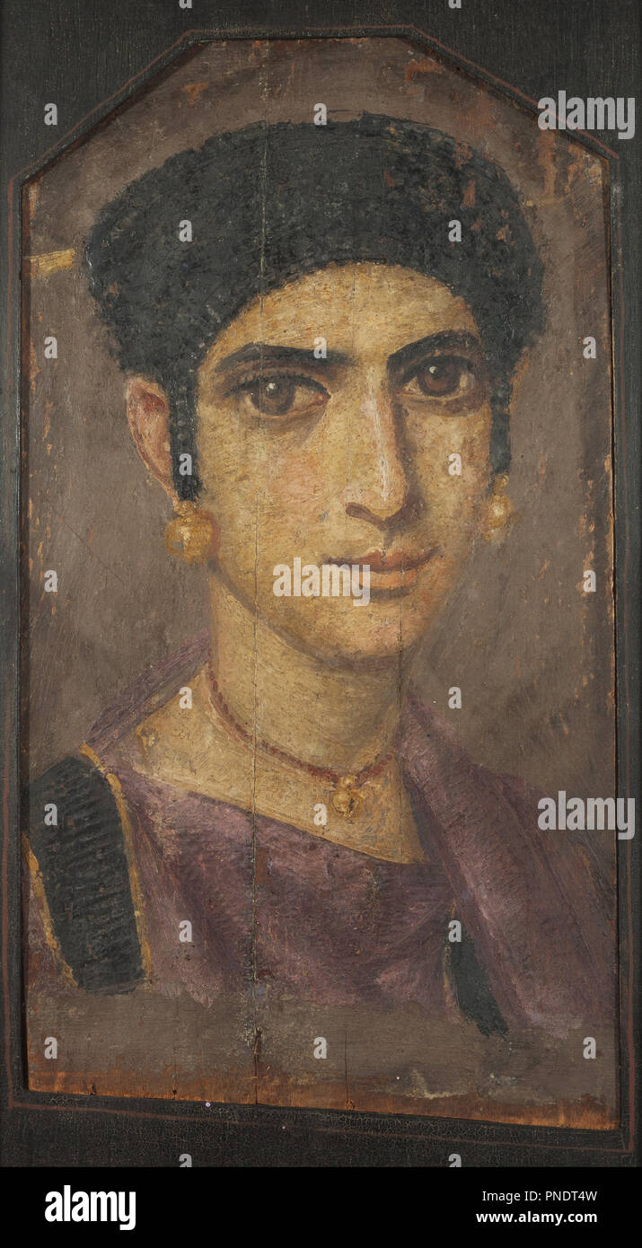 Portrait einer jungen Dame. Datum/Zeitraum: 150-200. Malerei. Autor: anonym. Fayum Mumie Porträts. Stockfoto