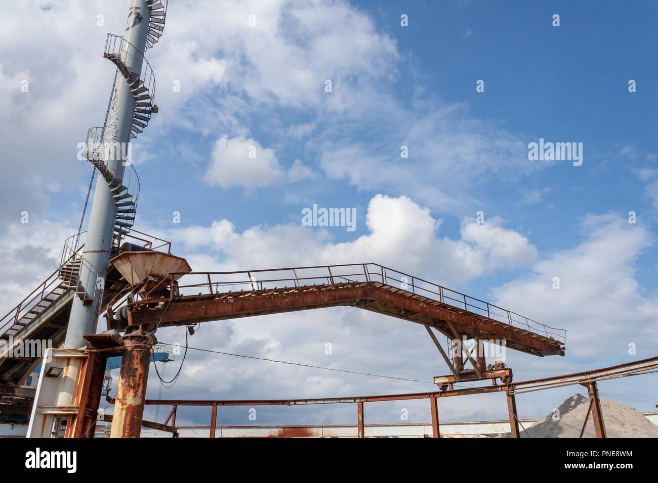 Kalk und Mörtel Werke (Kalk- og Mørtelvaerket), Kalkbraenderiloebskaj, Nordhavn, Kopenhagen, Dänemark, jetzt abgerissen Stockfoto