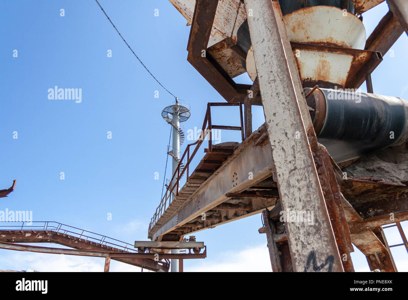 Kalk und Mörtel Werke (Kalk- og Mørtelvaerket), Kalkbraenderiloebskaj, Nordhavn, Kopenhagen, Dänemark, jetzt abgerissen Stockfoto