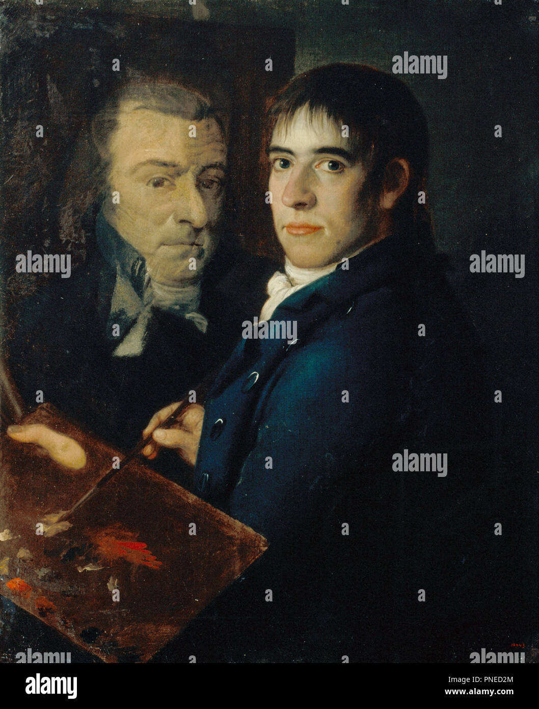 Selbstportrait. Datum/Zeitraum: 1805. Malerei. Öl auf Leinwand. Höhe: 685 mm (26.96 in); Breite: 570 mm (22.44 in). Autor: Francesc lacoma ich Sans. Stockfoto