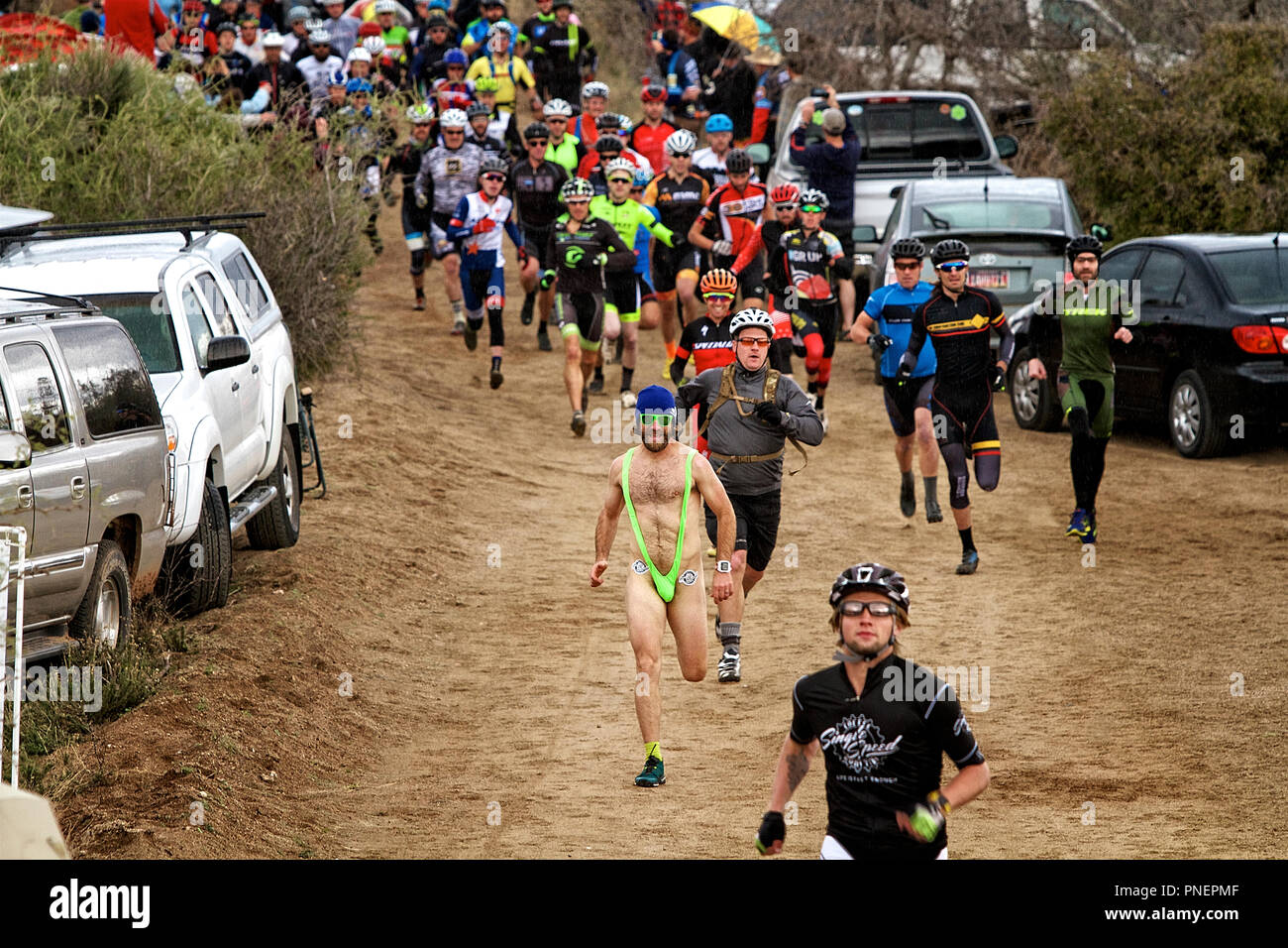 24 Stunden des alten Pueblo Stockfoto