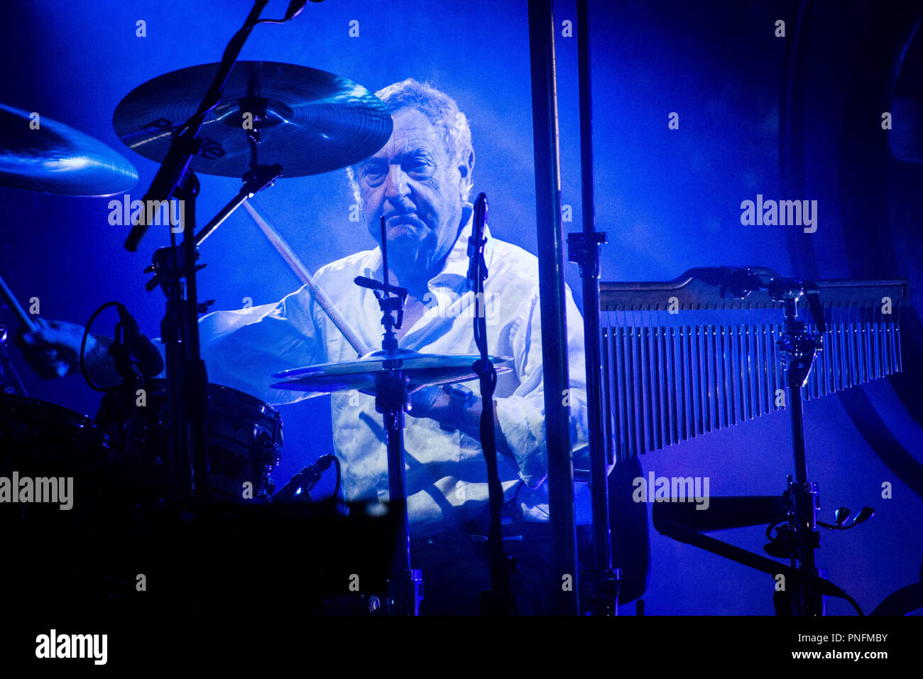 Mailand Italien 20 September 2018 Nick Mason Saucerful der Geheimnisse Live at Teatro degli Arcimboldi © Roberto Finizio / alamy Credit: Roberto Finizio / alamy Leben Nachrichten Stockfoto