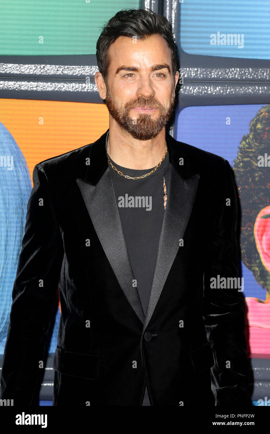 New York, USA. 20 Sep, 2018. Justin Theroux bei der Premiere des Netflix Miniserie 'Maniac' in der Mitte415. New York, 20.09.2018 | Verwendung der weltweiten Kredit: dpa/Alamy leben Nachrichten Stockfoto