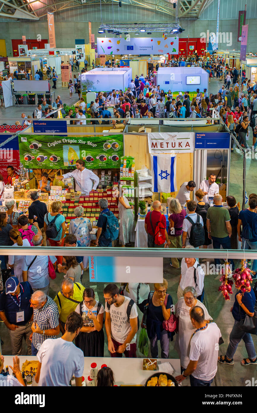 Italien Turin, Lingotto 21 September 2018 Terra Madre - Salone del Gusto Credit: Wirklich Easy Star/Alamy leben Nachrichten Stockfoto