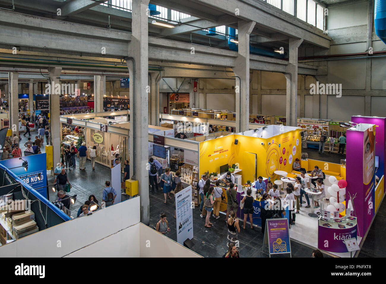 Italien Turin, Lingotto 21 September 2018 Terra Madre - Salone del Gusto Credit: Wirklich Easy Star/Alamy leben Nachrichten Stockfoto