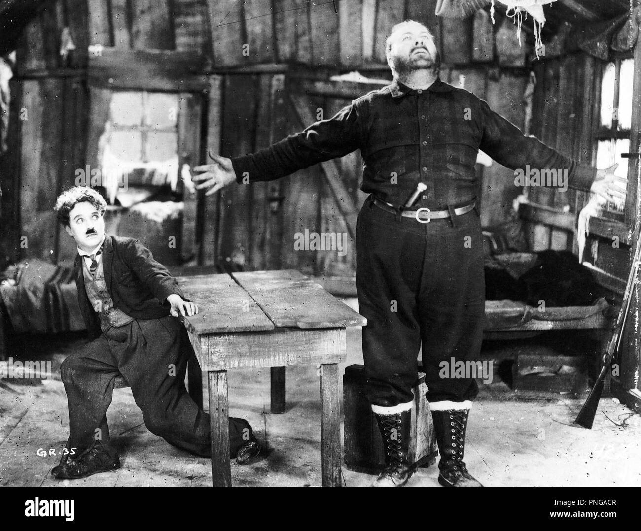 Original Film Titel: GOLD RUSH. Englischer Titel: The GOLD RUSH. Jahr: 1925. Regisseur: Charlie Chaplin. Stars: MACK SWAIN; Charlie Chaplin. Quelle: UNITED ARTISTS/Album Stockfoto
