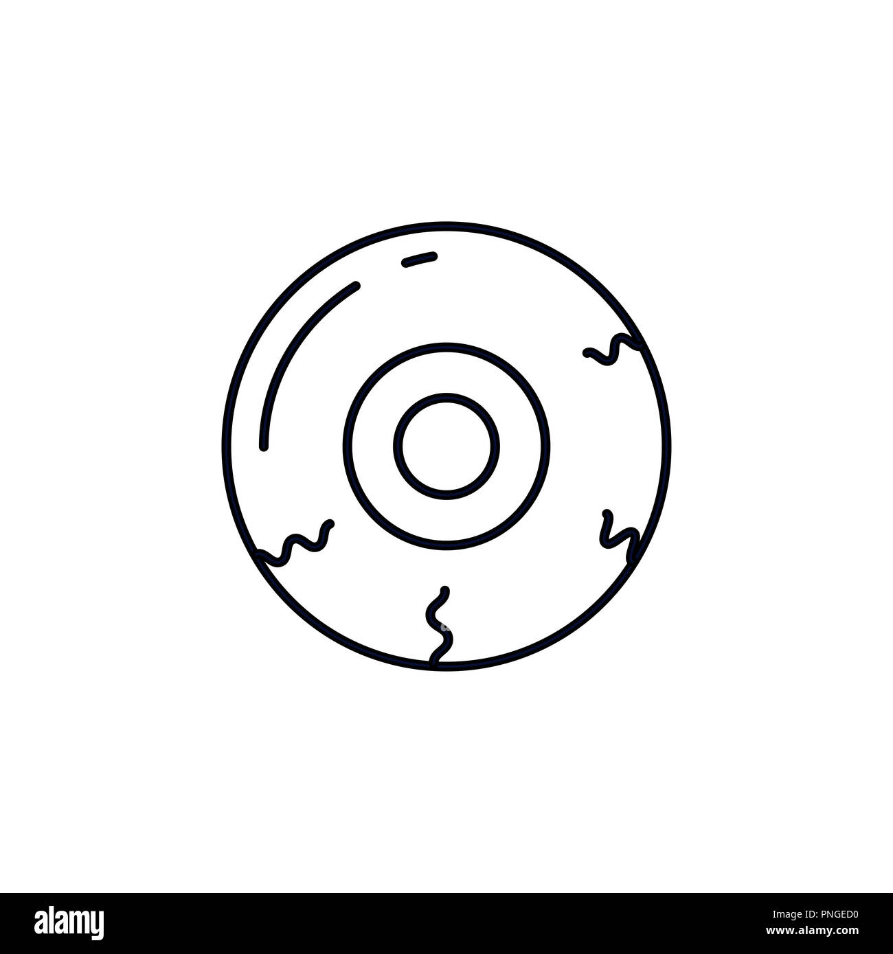 Halloween Urlaub Symbol, Stockfoto