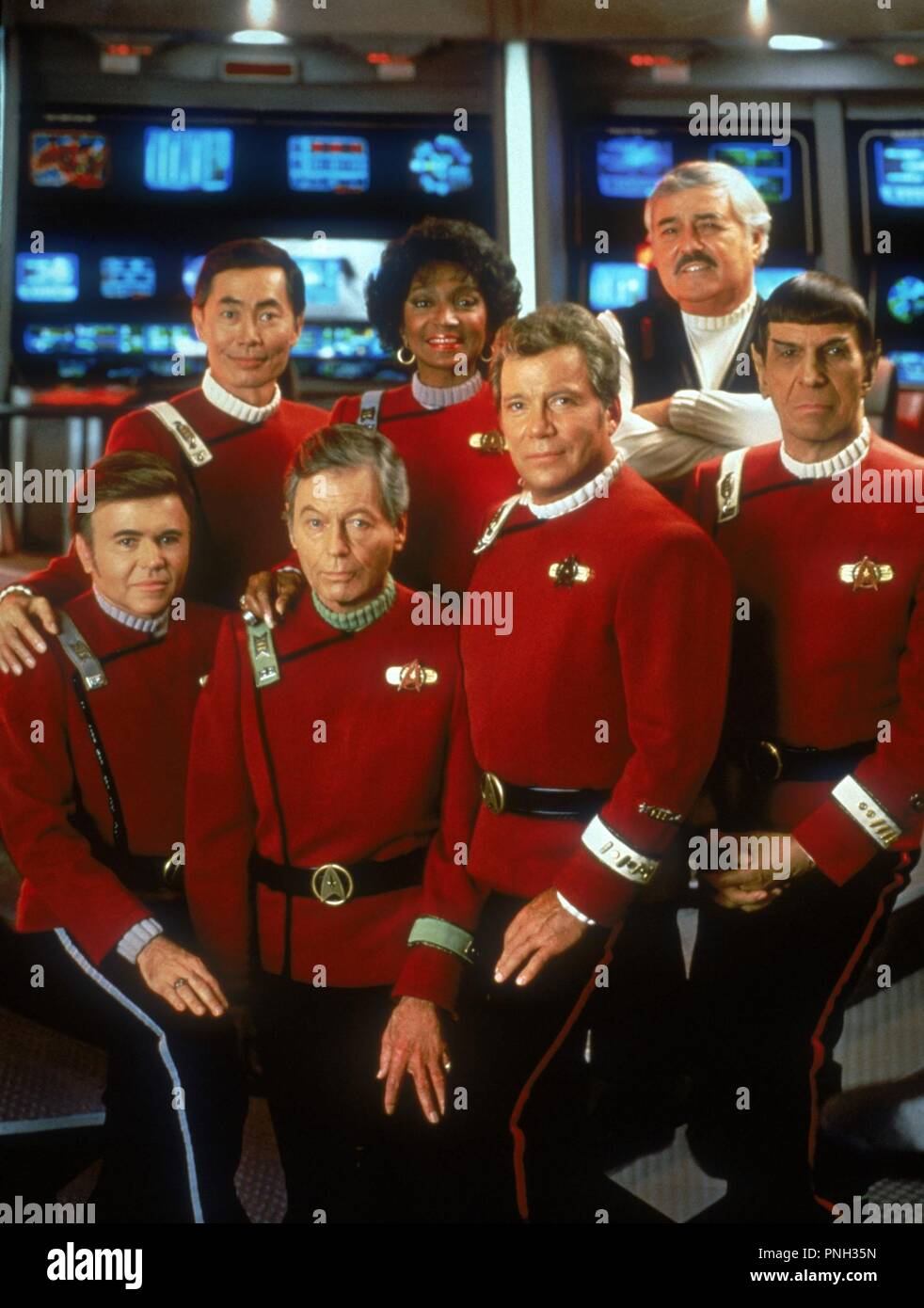 Original Film Titel: Star Trek VI: Das unentdeckte Land. Englischer Titel: Star Trek VI: Das unentdeckte Land. Jahr: 1991. Regie: NICHOLAS MEYER. Stars: Leonard Nimoy, William Shatner, DEFOREST KELLEY, George Takei, James Doohan, WALTER KOENIG. Quelle: Paramount Pictures/Album Stockfoto
