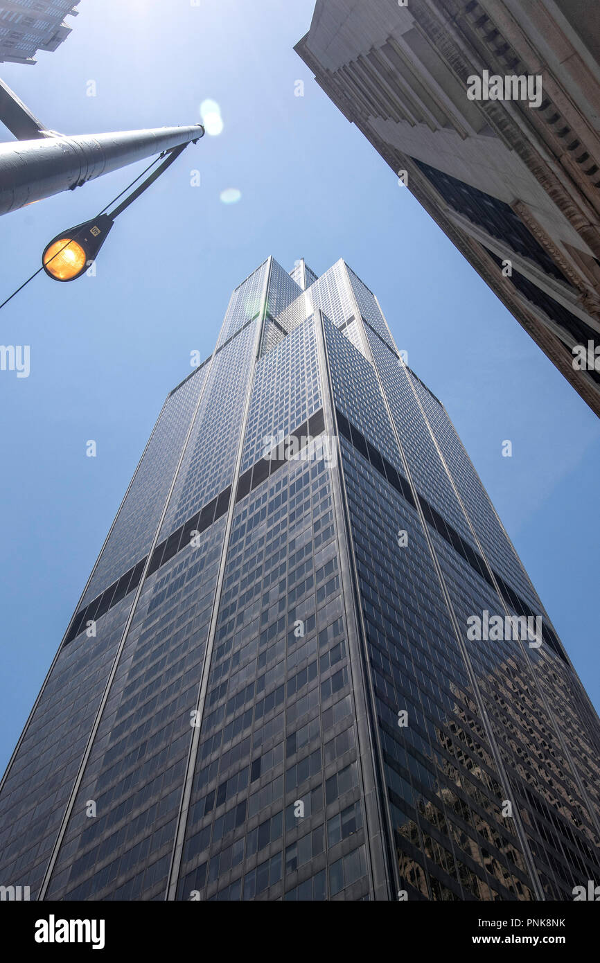 Willis Tower, Chicago, IL. Stockfoto