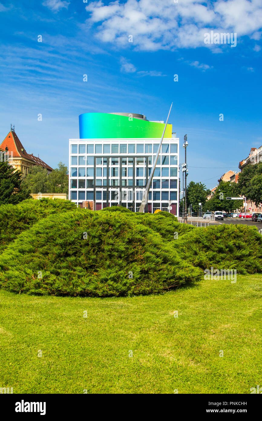 Zagreb, Kroatien, neue, moderne Gebäude der kroatischen Musik Akademie Stockfoto