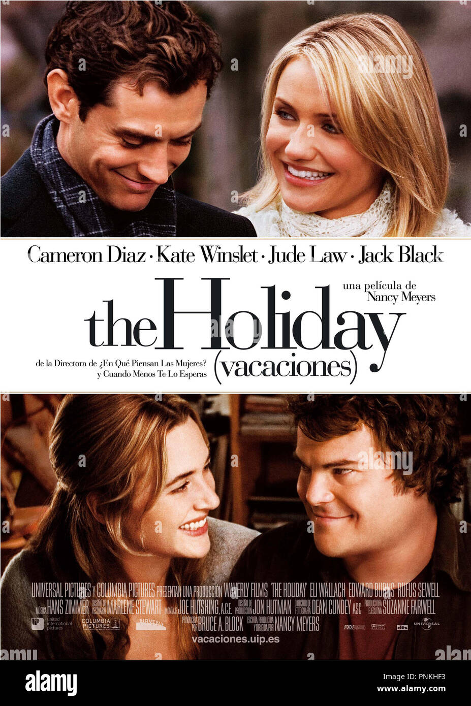 Original Film Titel: DER URLAUB. Englischer Titel: DEN URLAUB. Jahr: 2006. Regie: Nancy Meyers. Quelle: Columbia Pictures/Album Stockfoto