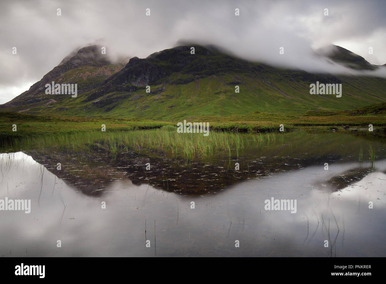 Glencoe Berge (Schottland, UK) Stockfoto