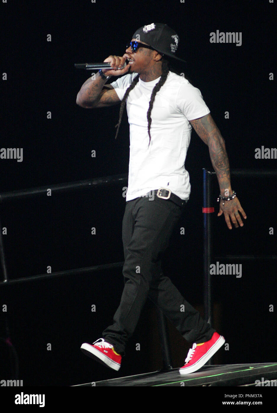 Lil Wayne Fuhrt In Konzert Im Bankatlantic Center In Sunrise Florida Am 5 April 2011 Stockfotografie Alamy