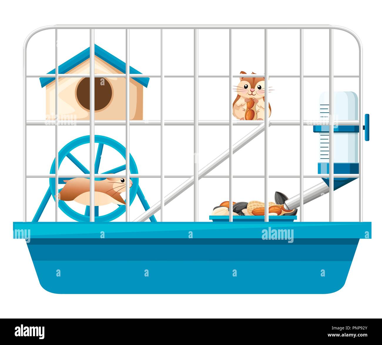 Hamster laufrad Stock-Vektorgrafiken kaufen - Alamy