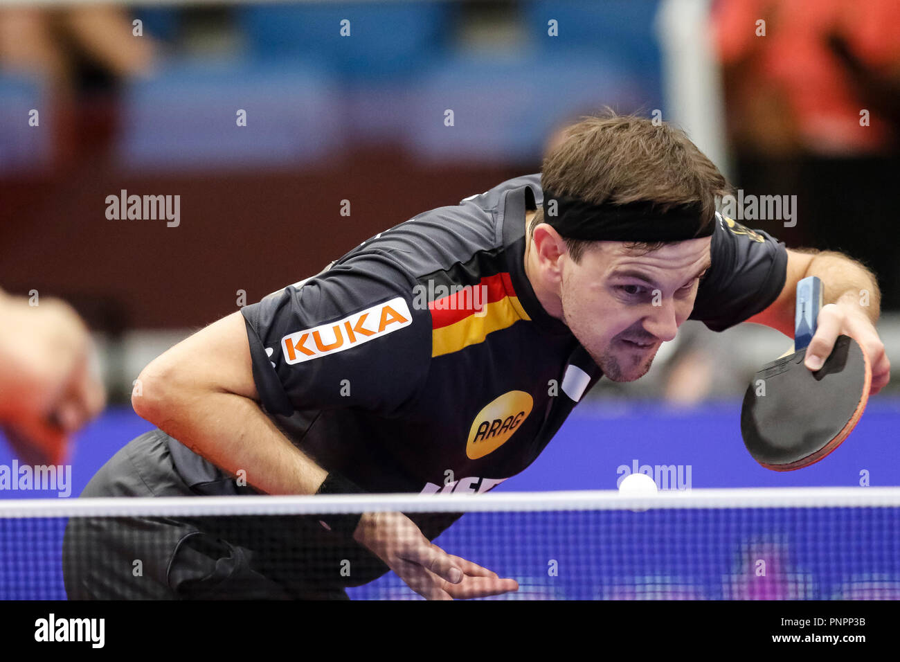 22 September 18 Spanien Alicante Tischtennis Europameisterschaft Manner Singles Runde 16 Boll Deutschland Vs Pitchford England
