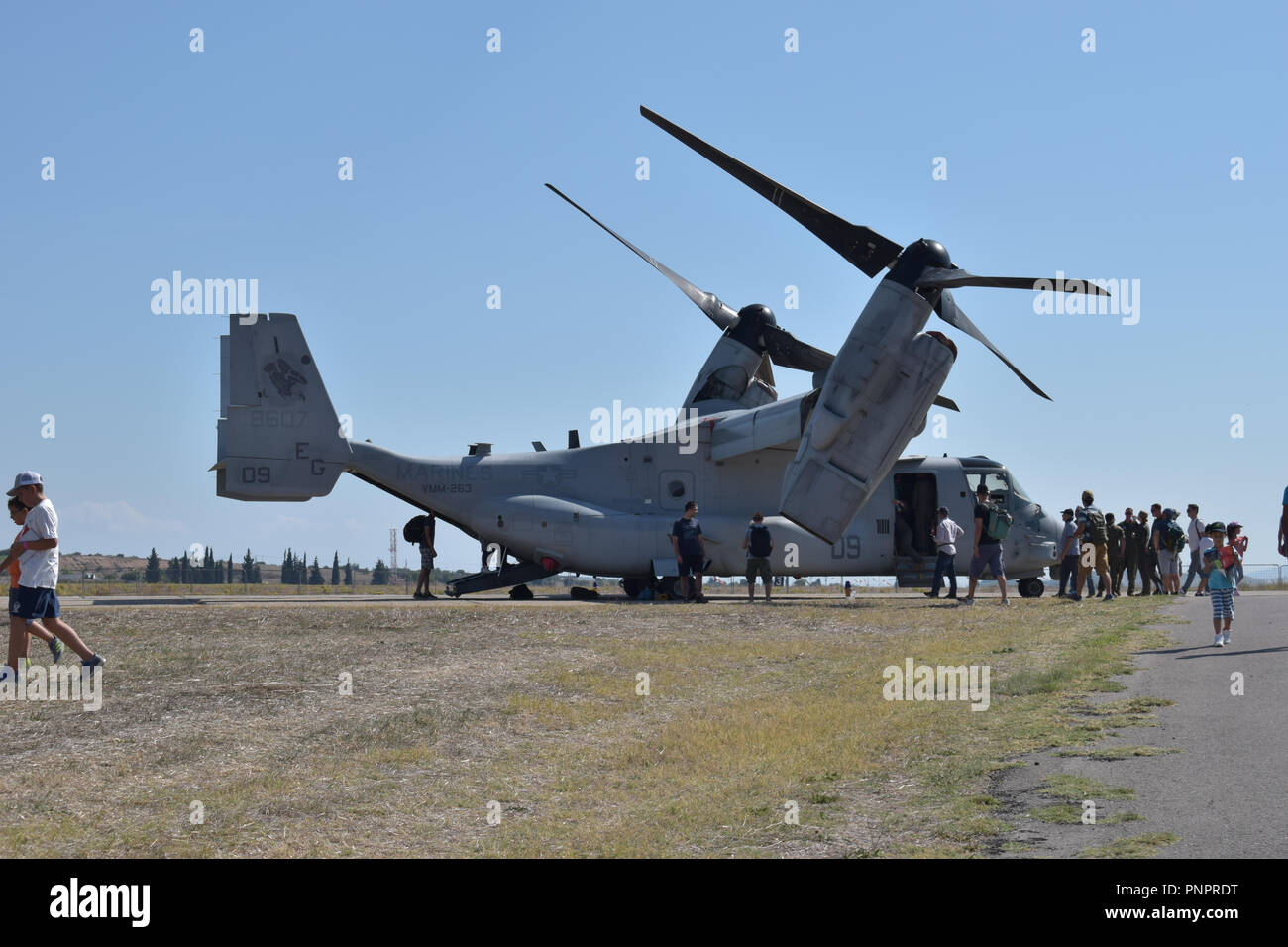 Athen, Griechenland, 22. September, 2018. Statische Ausstellung, USA Air Force, Tanagra Airforce Base, Griechenland. Credit: Angelos Theofilatos/Alamy Leben Nachrichten. Stockfoto