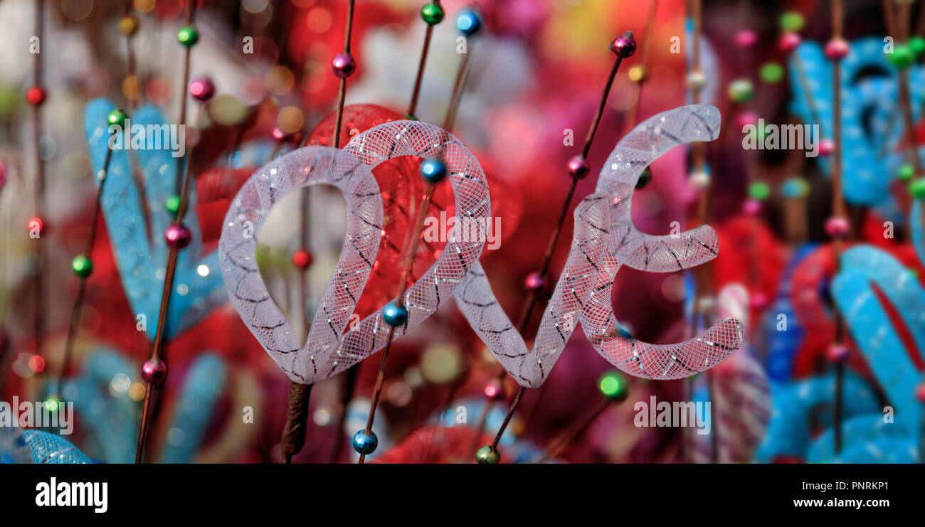 Eine andere Art, Ihre Liebe zum Ausdruck bringen Stockfoto