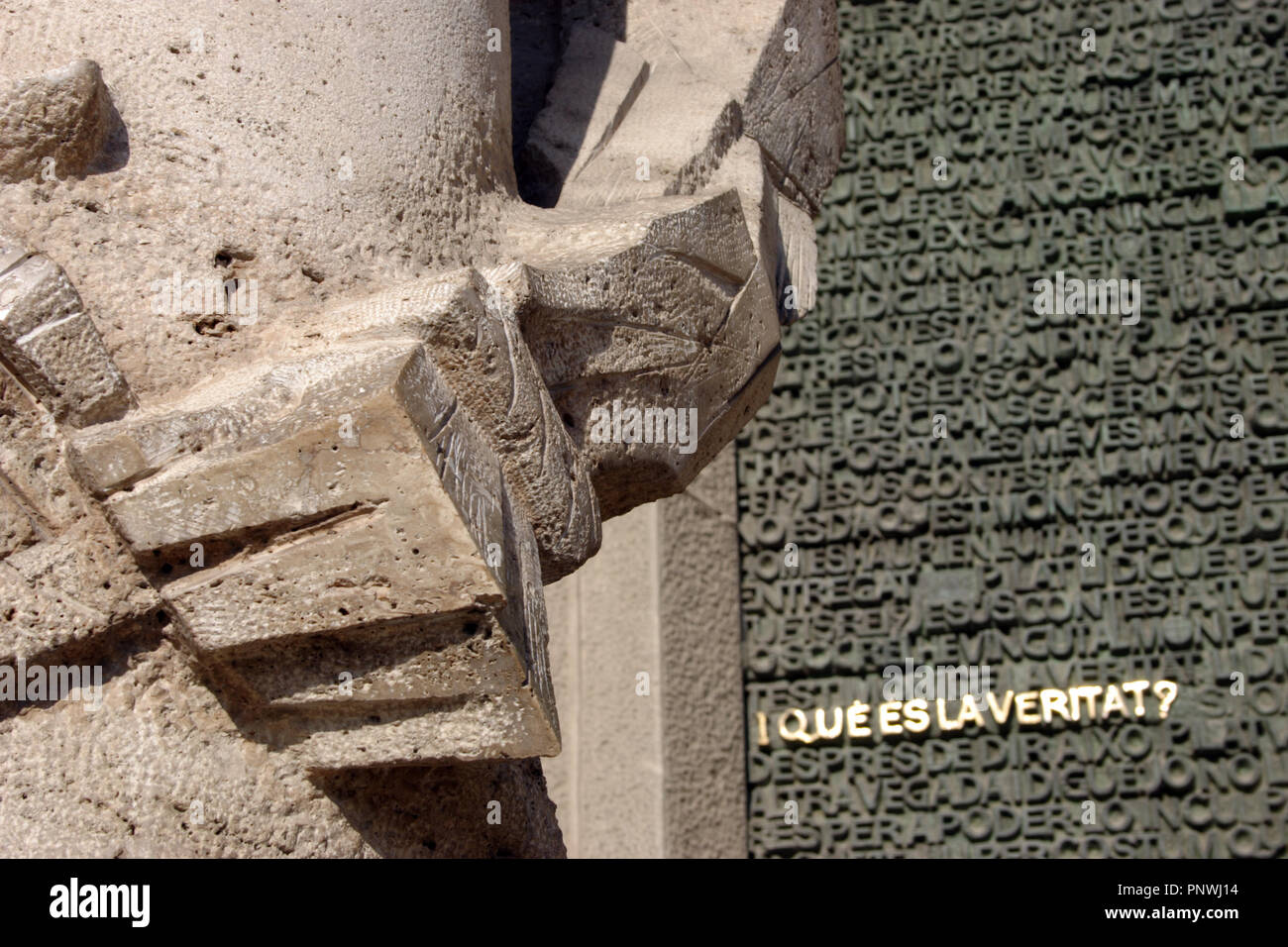 Wandern in Spanien von Madrid nach Barcelona vorbei Avila, die nördlichen Küsten von San Sebastian und Bilbao, Oviedo und Pamplona Stockfoto