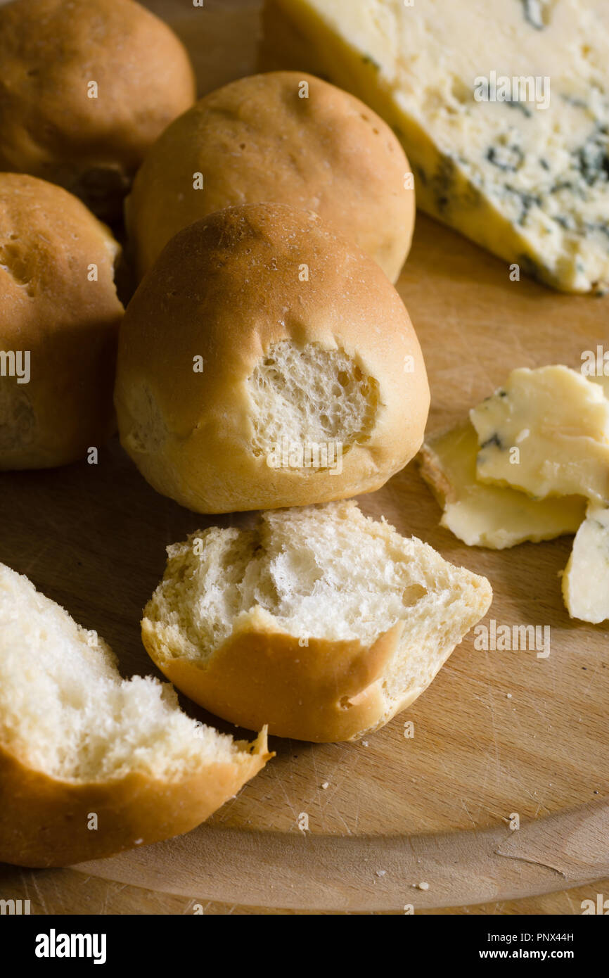 Dorset Knopf eine traditionelle Triple gebackene hart und knuspriges Brötchen sie ursprünglich aus übrig gebliebenen Teig mit Zucker und Butter gemacht wurden Stockfoto