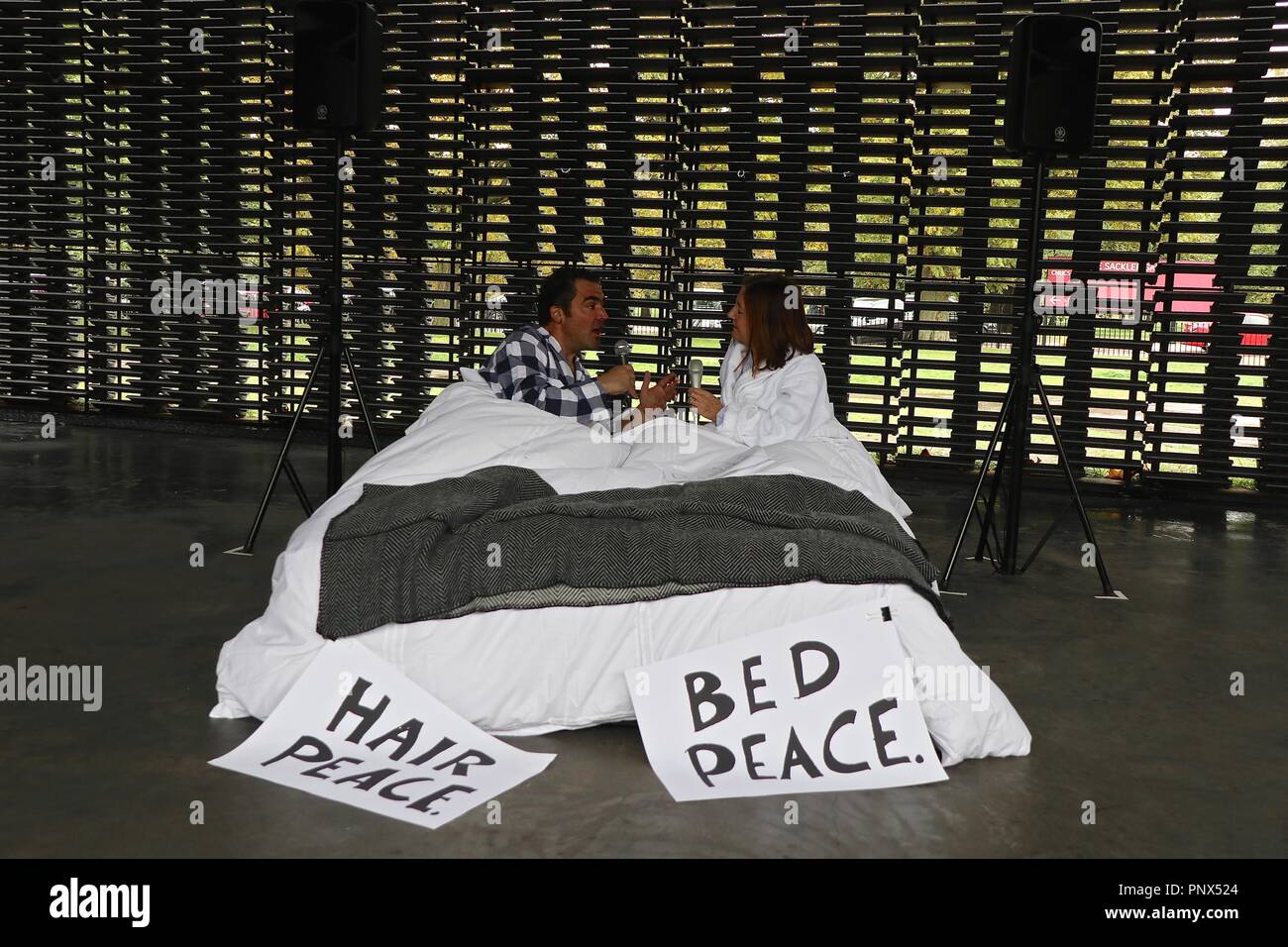 Serpentine Galerien Arbeiten Marathon 2018 Stockfoto