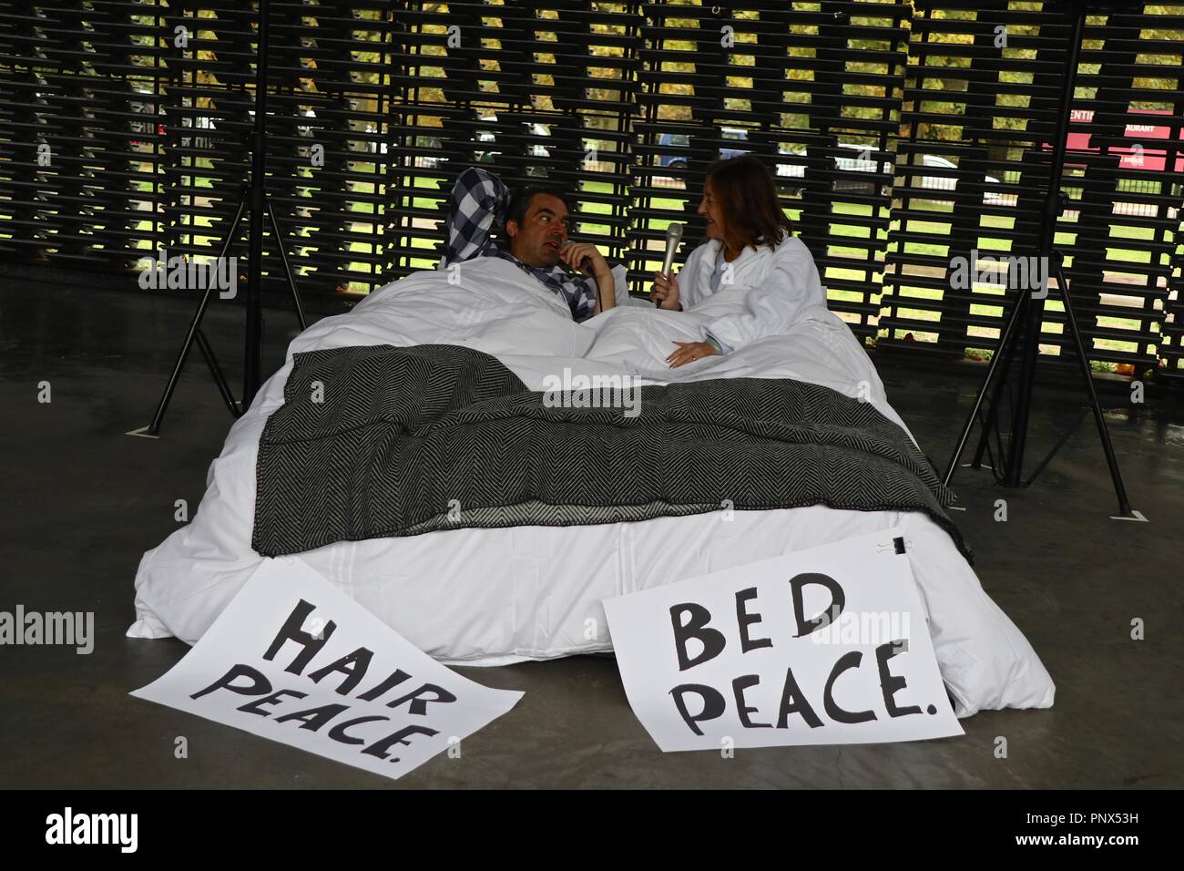 Serpentine Galerien Arbeiten Marathon 2018 Stockfoto