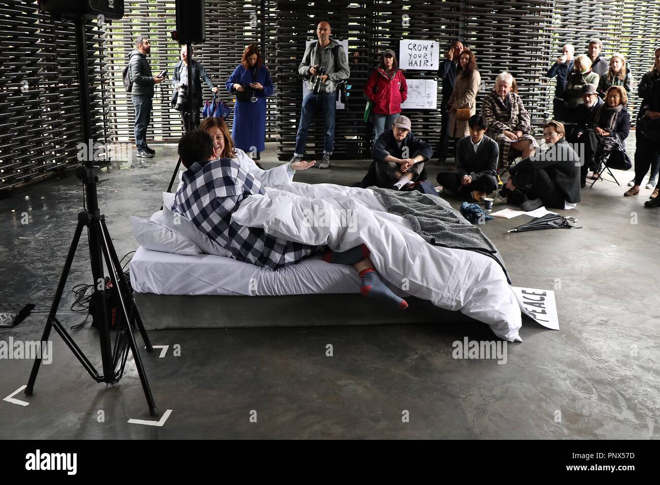 Serpentine Galerien Arbeiten Marathon 2018 Stockfoto